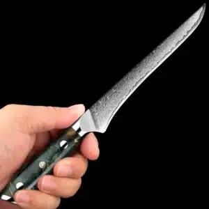 Damascus Boning Knife – Ultra Sharp VG10 Steel Blade for Fish & Meat
